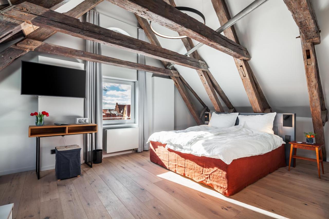 Hotel Die Reederin Lübeck Exteriör bild