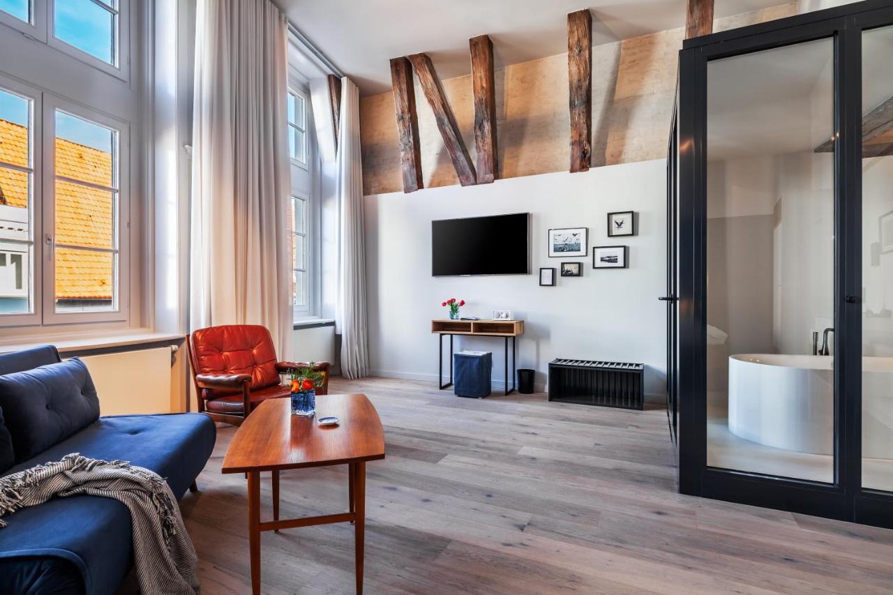 Hotel Die Reederin Lübeck Exteriör bild